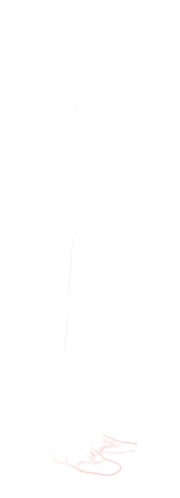 A figure, standing, waiting